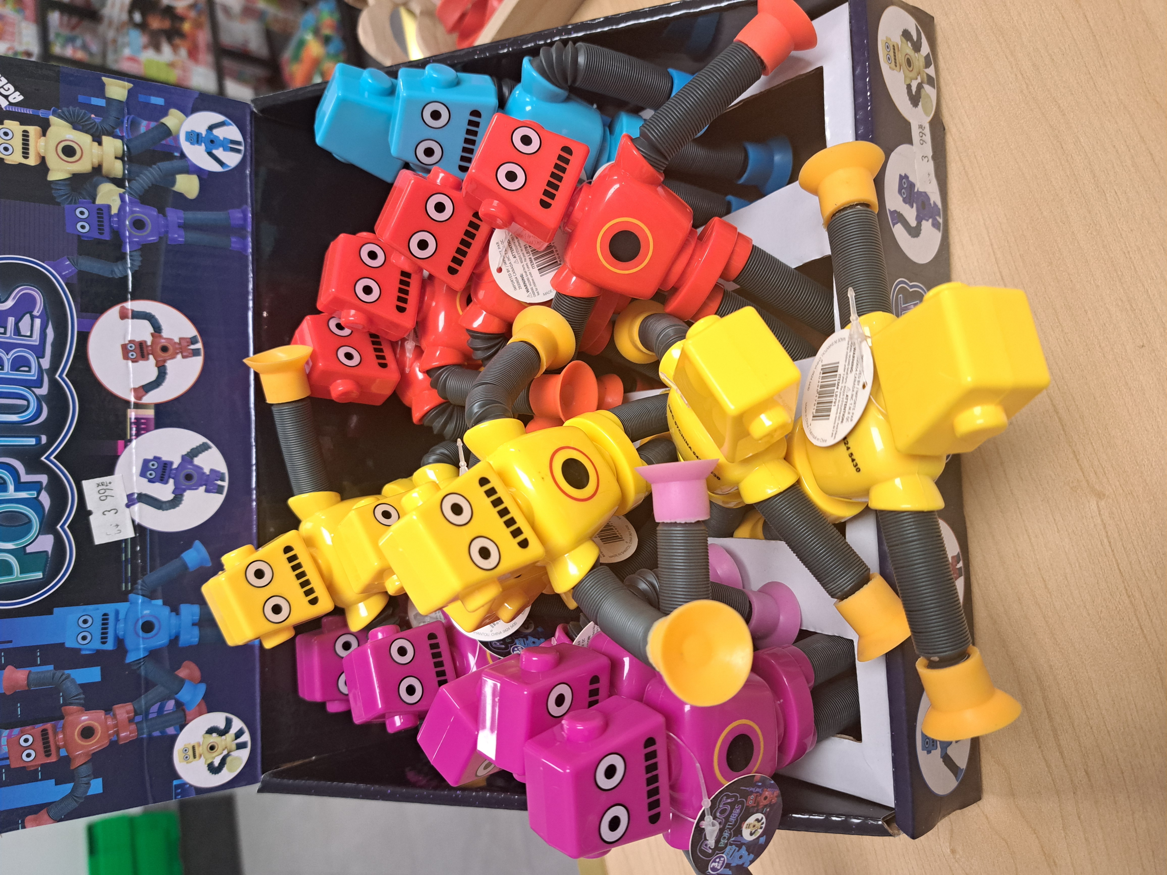 robot poptube variés